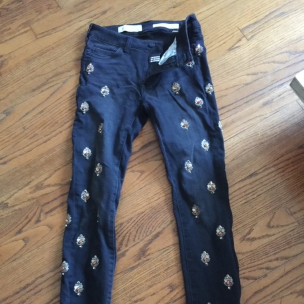 Embellished Jeans Sz 27